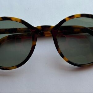 Madewell Tortoise Shell Round Sunglasses